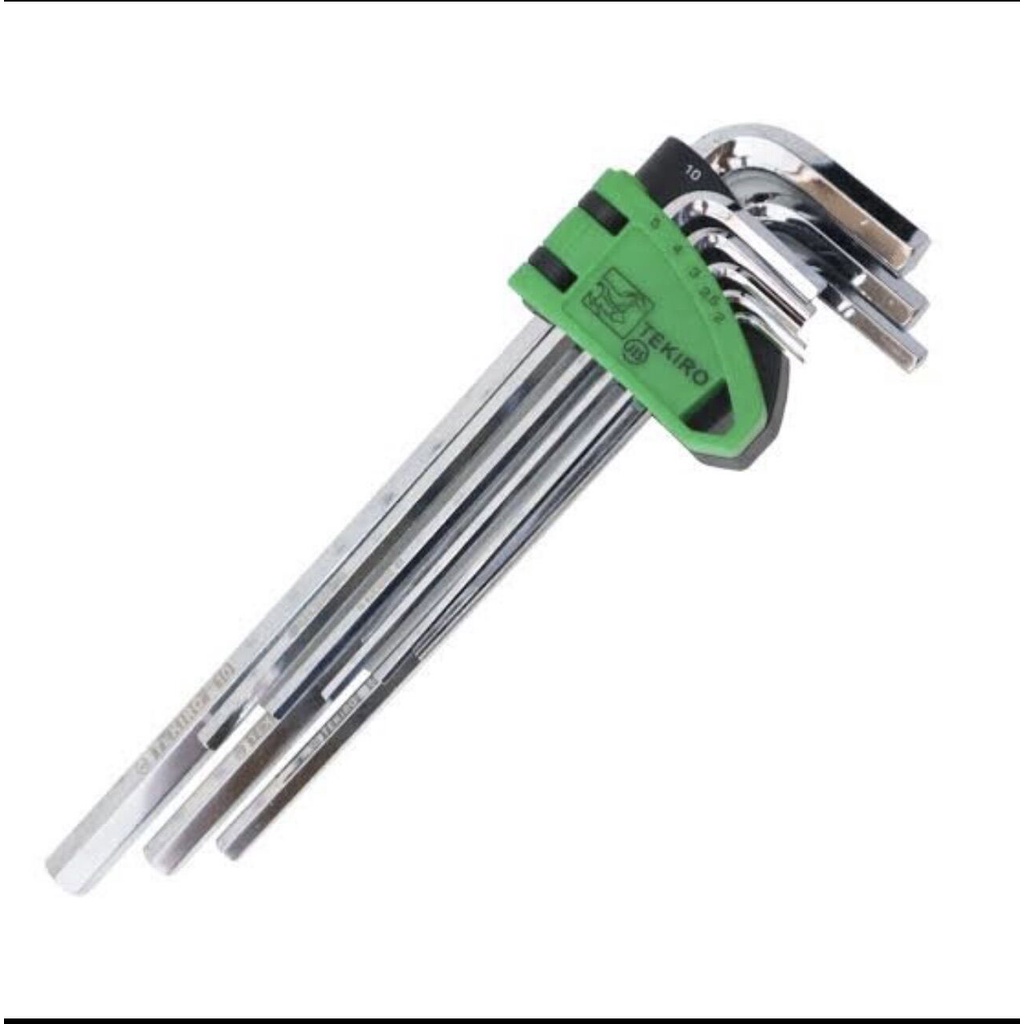 Kunci L Panjang 1 set 8pcs TEKIRO