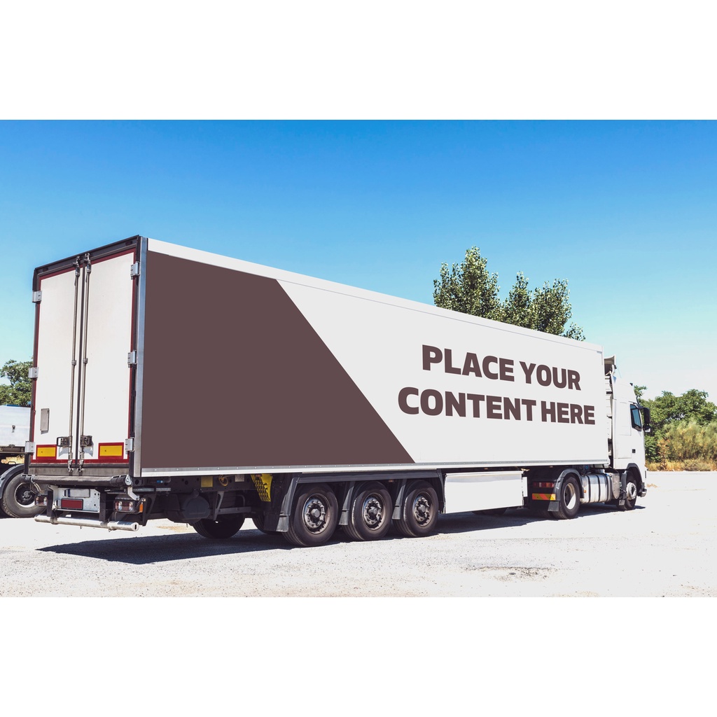 Truck Trailer Mock Up 12 In 1 Bundle