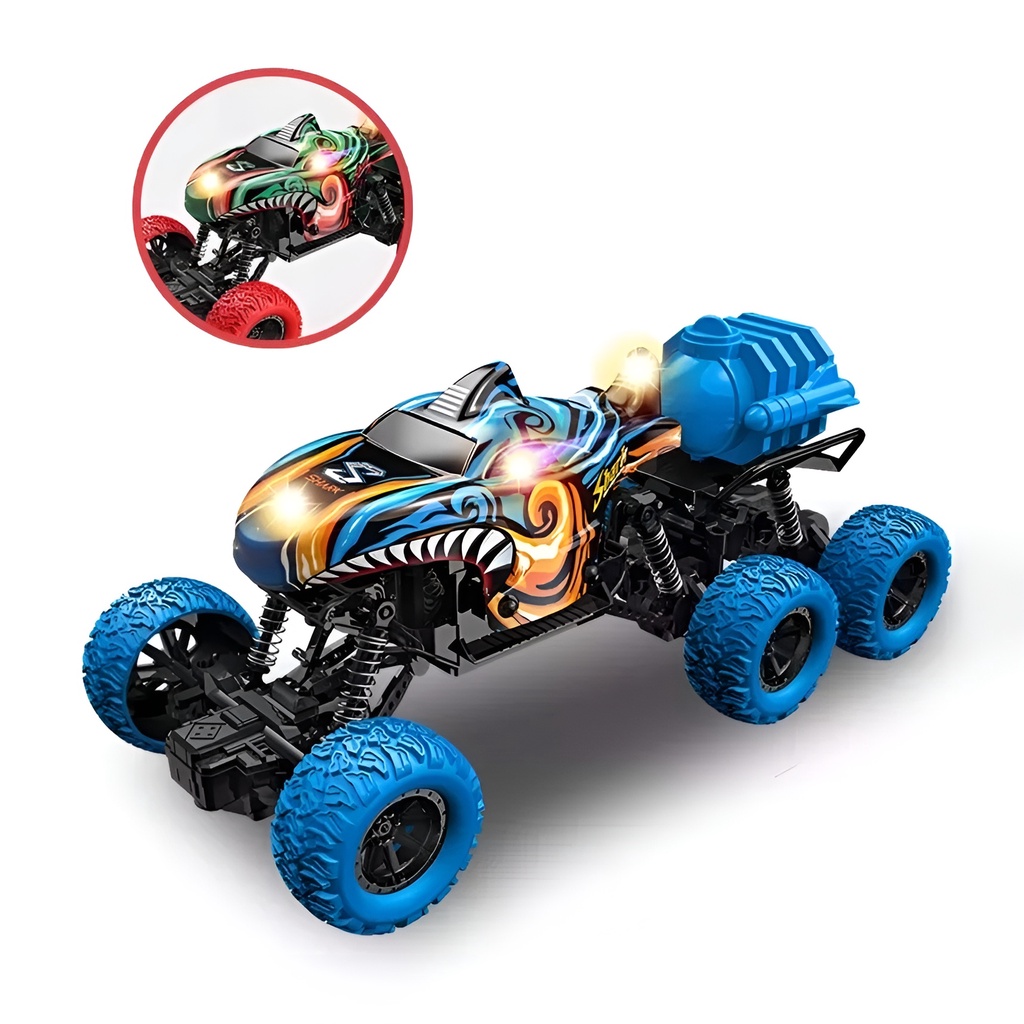 Mobil Remote Control Cross Country | Mainan Anak Cowok RC Light Climbling Car Spray | Mainan Anak Laki Laki Mobil Mobilan 3-4-5-6-7 Tahun