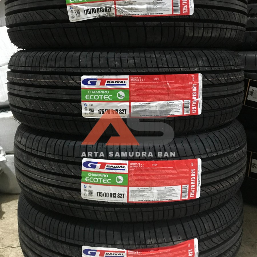 Ban GT Radial Gajah Tunggal Champiro Ecotec 175 / 70 R 13 R13
