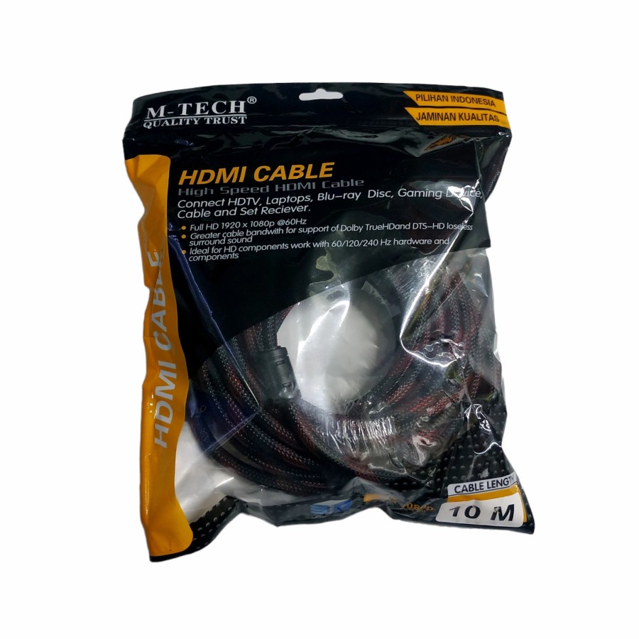 M-Tech Kabel hdmi Jaring 10m