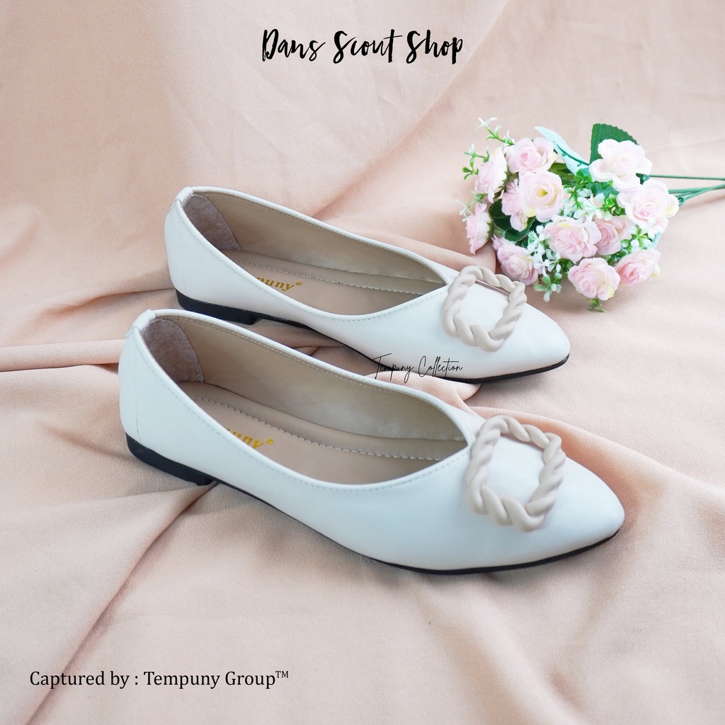 Sepatu Flatshoes Wanita Motif Elegan Flat Shoes FLT-06