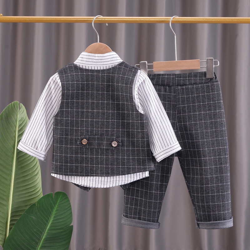 Setelan Jas Anak Laki Laki Tuxedo JAYDEN Pakaian Pesta Formal Anak Import