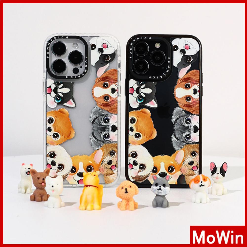 For iPhone 14 Pro Max iPhone Case Thick Soft Case Clear Case Shockproof Protection Camera Cute Puppy Compatible For iPhone 13 Pro Max iPhone 12 Pro Max 11 7Plus 8Plus 6Plus XR xs