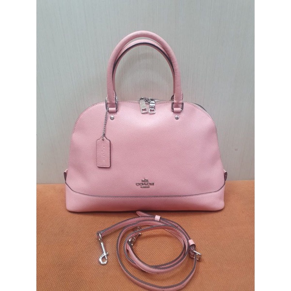 PRELOVED COACH PINK LARGE SIERRA BAG
