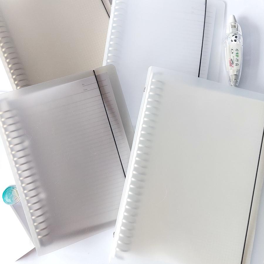

☺_☻ Binder Polos Transparan B5 A5 | Binder Bening | Binder B5 A5 | Loose Leaf B5 A5 | Buku Catatan B5 A5