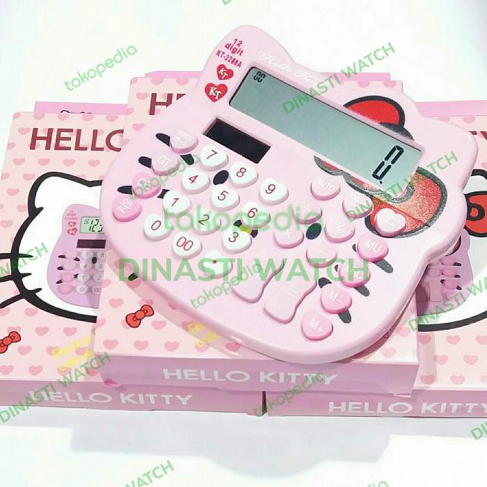 

MURAH Kalkulator Karakter Lucu Hello Kitty 12 Digit