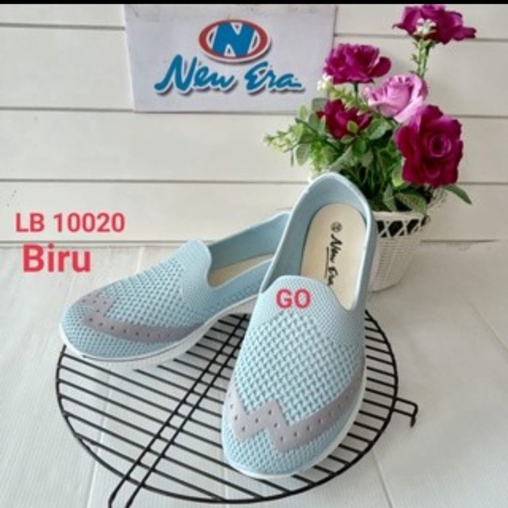 sogo NEW ERA LB 10020 Sepatu Slip On Wanita Karet Terbaru Murah