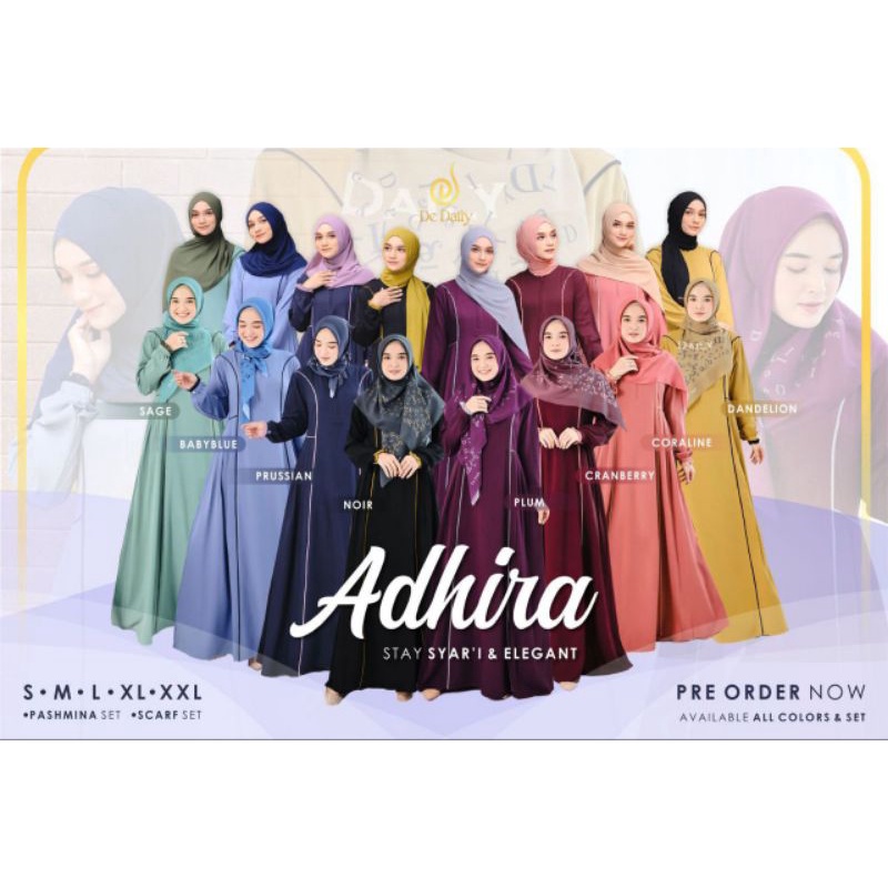 Adhira Dress Scarf Jumbo By De Daily