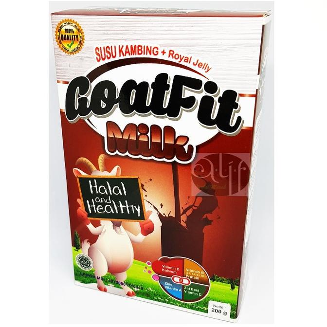 

Super Promo✾➤ Susu Kambing + Royal Jelly Goatfit Milk 200gr W48 ✣