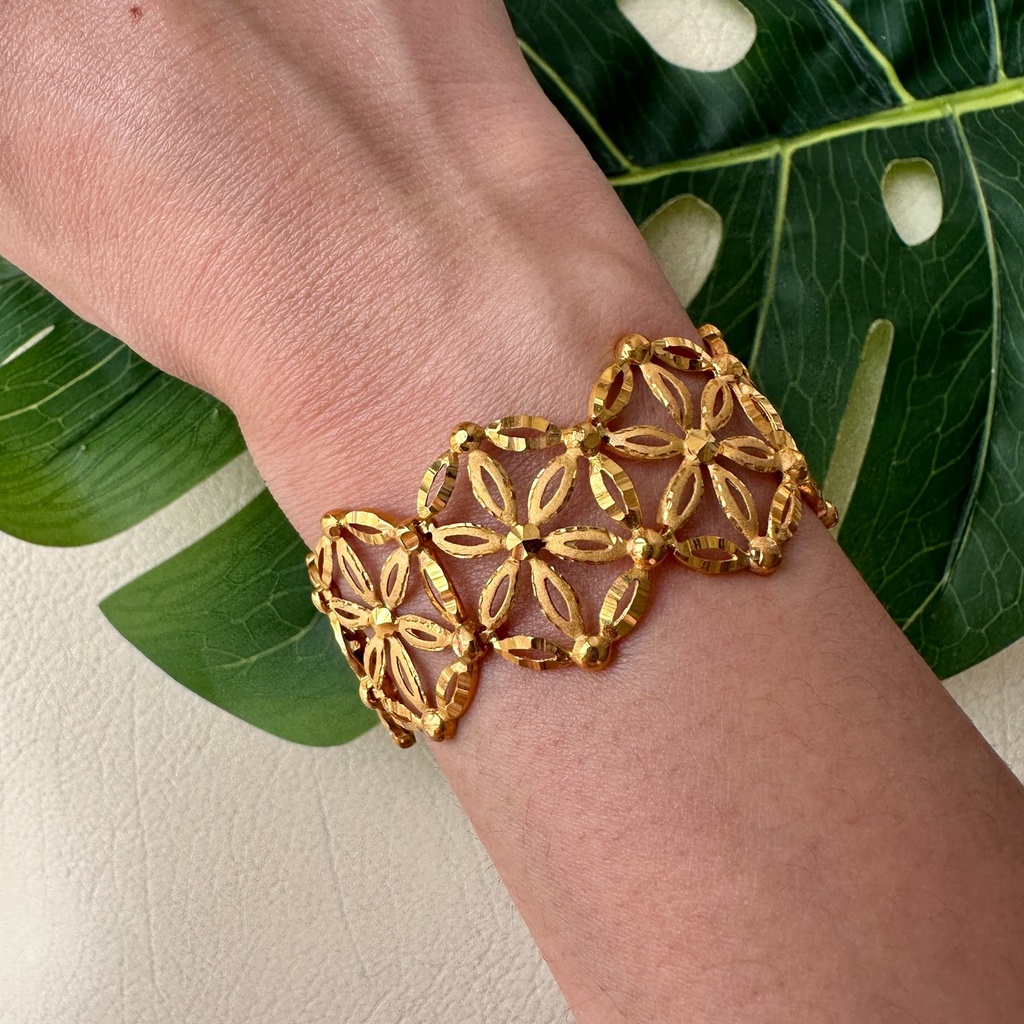 Gelang Rantai Emas 16K Kadar 700 70 Fashion 18.96 Gram