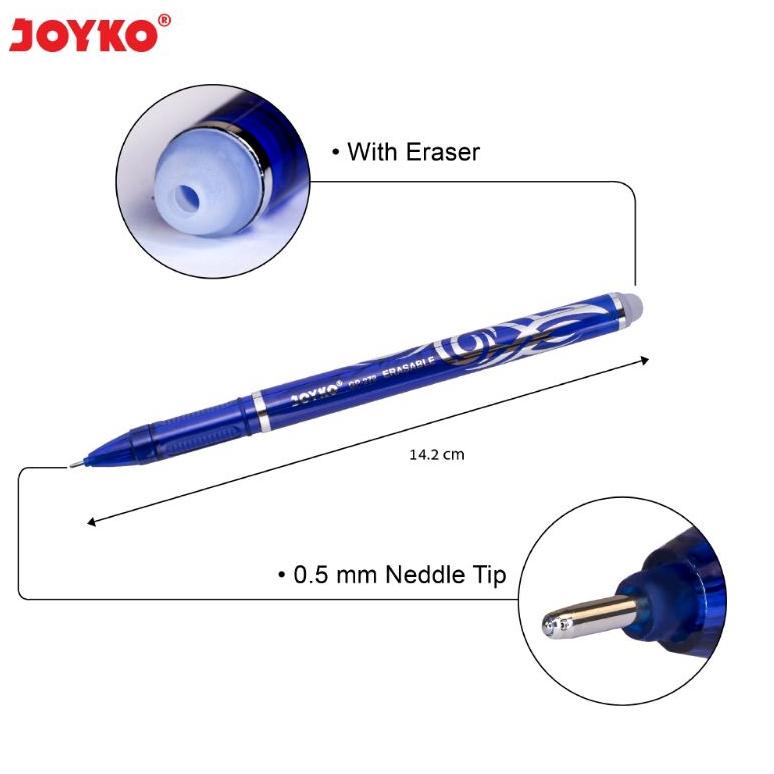 

[P-G2G][♫♪] Erasable Gel Pen Pulpen Pena Bisa Dihapus Joyko GP-279 Shokyo 0.5 mm pasti dikirim