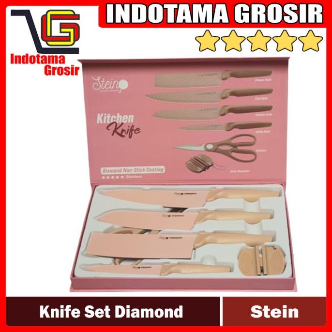 Pisau Stein Cookware Set Diamond / Kitchen Knife Set Diamond