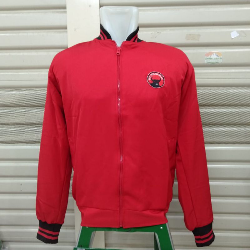 jaket bomber partai PDIP terbaru / jaket pria murah / jaket pdip
