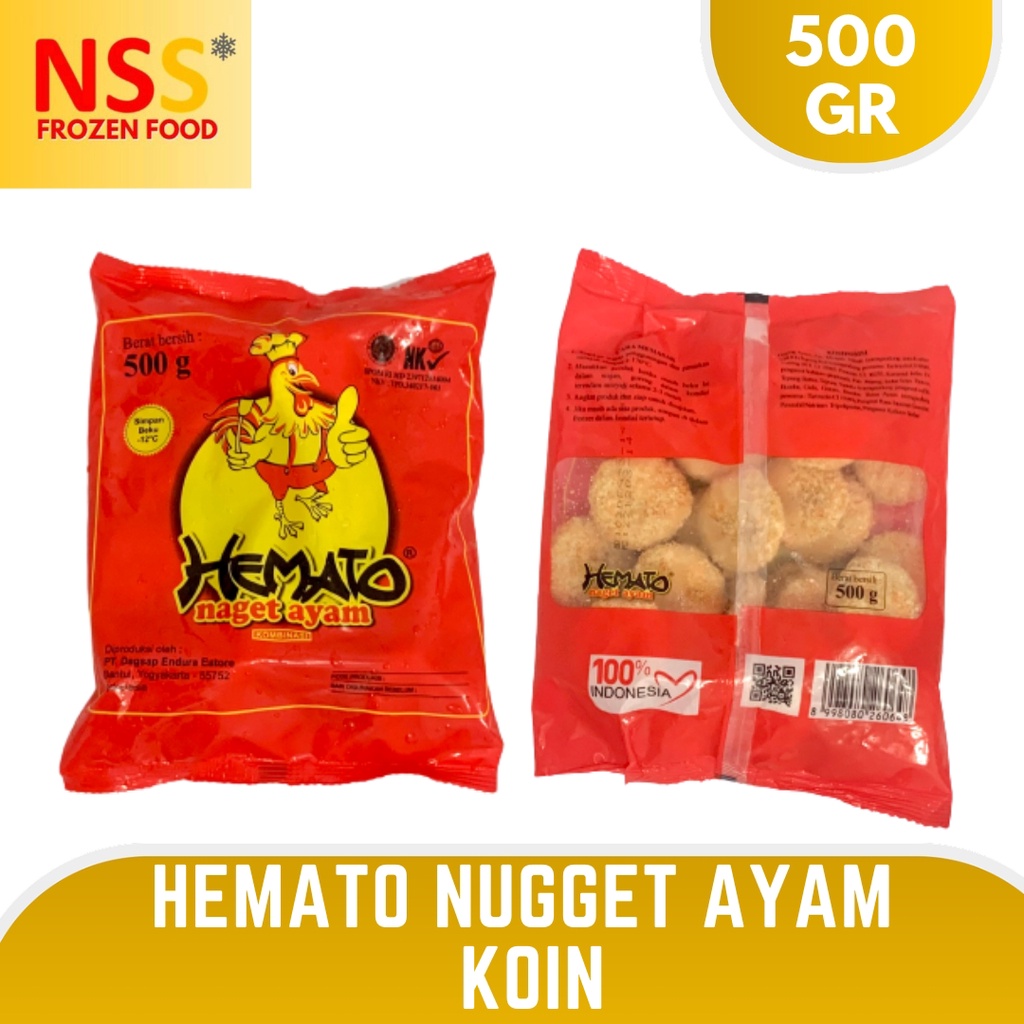 

HEMATO NUGGET KOIN 500 GR