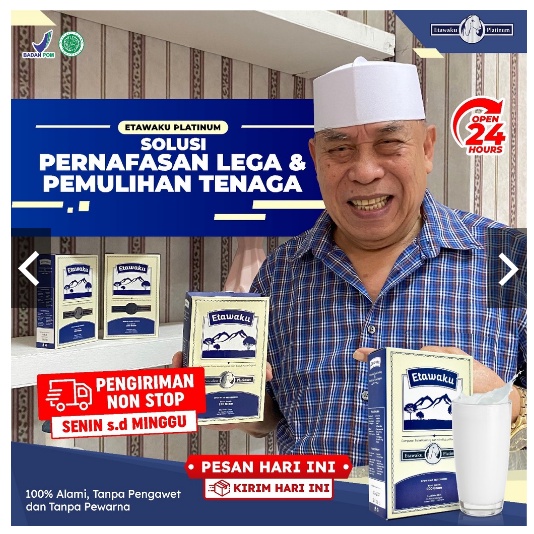 

Etawaku ORIGINAL isi 200 gram Platinum 3x Atasi Masalah Pernafasan - Susu Kambing Bubuk Provit Etawa Tingkatkan Daya Tahan & Imunitas Tubuh