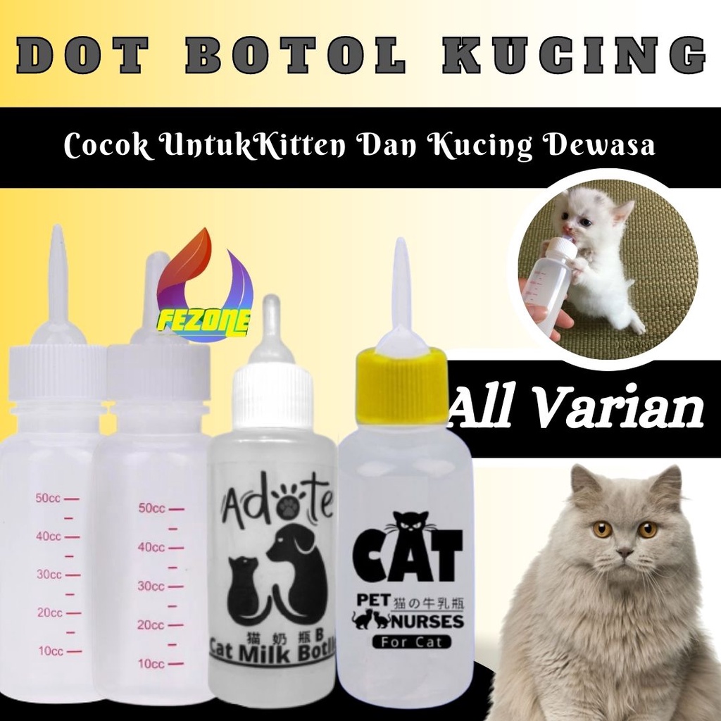 Botol Dot Susu Kucing Anjing All Varian FEZONE