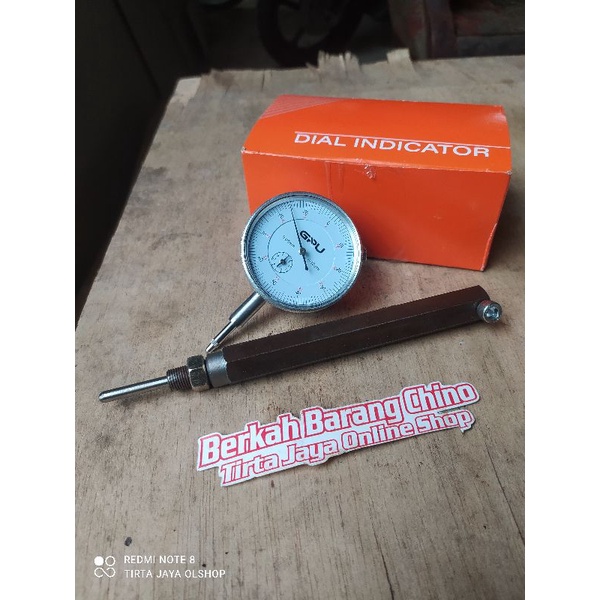 dudukan dial gauge top piston via lubang busi dohc universal semua bebek dan matic
