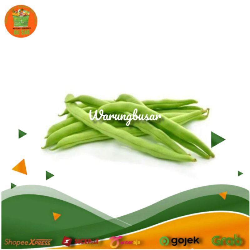 

Buncis 100 gram (Jogja dan sekitarnya) - Sayur Segar