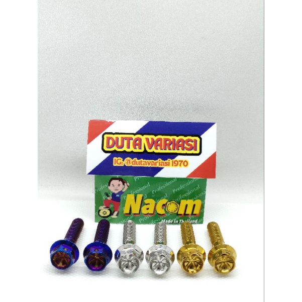 NACOM Baut Breket ke Caliper Skywave