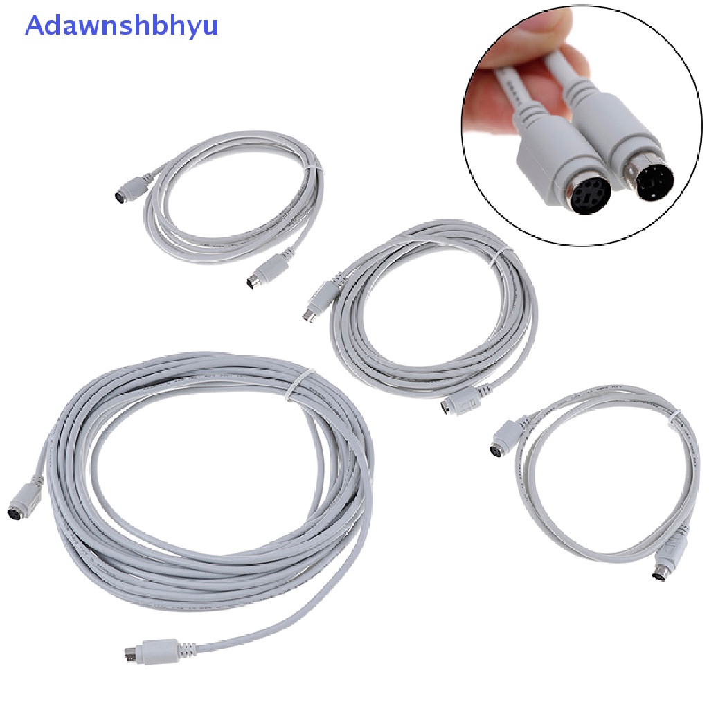 Adhyu Ps2 mini din 6pin female-male 1.5m 5m 10m mouse keyboard extension line Kabel ID