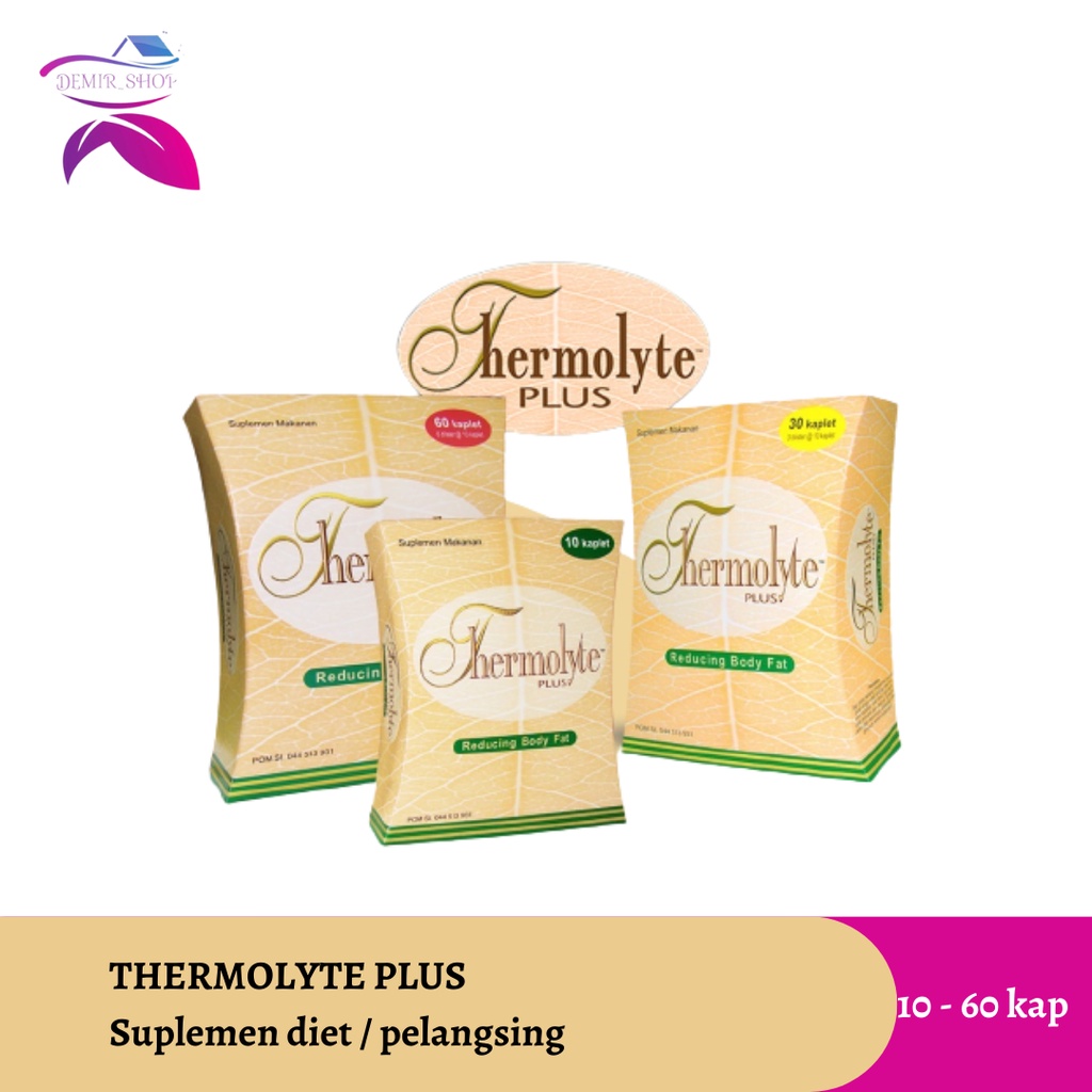 Thermolyte Plus / Thermolyte Plus 10 dan 30 / Obat Pelangsing Alami