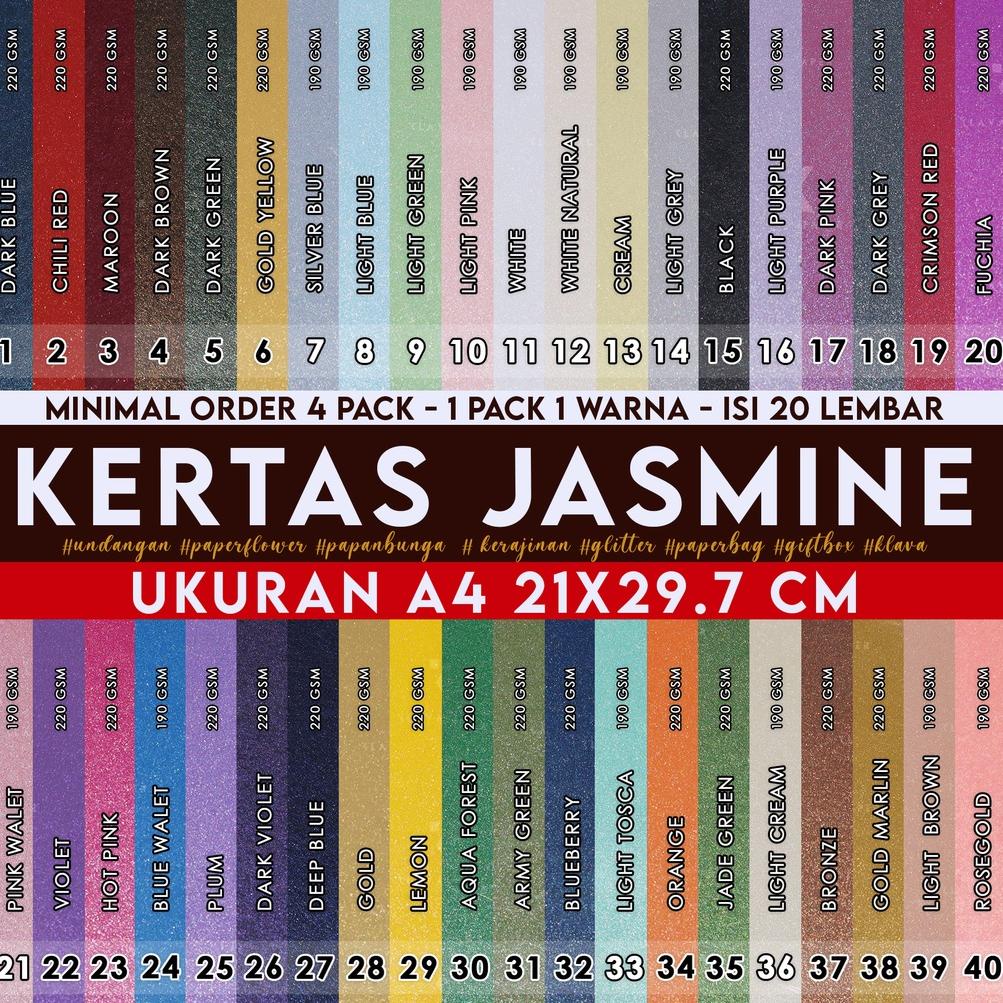 

←Terlaris Kertas Jasmine A4 Per Pack Undangan, Kerajinan, Paper Flower, Kraft, Sertifikat KLAVA 78 ✿