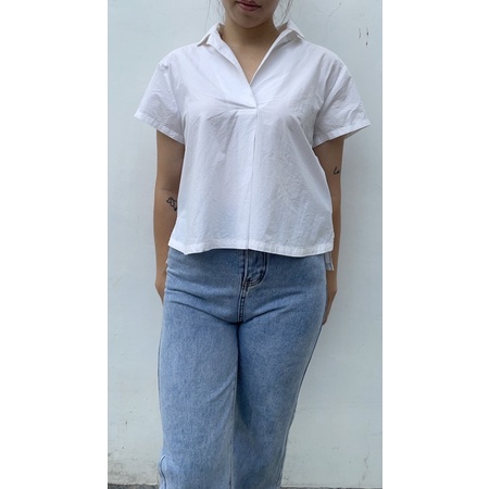 Blouse Korea Putih