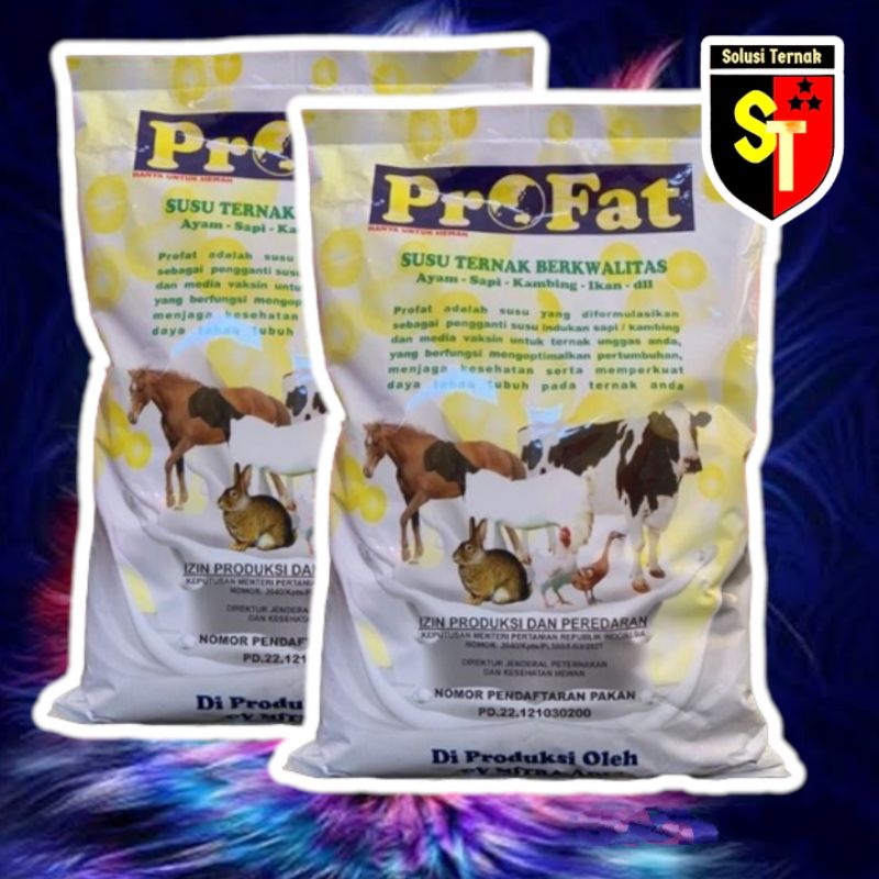 PROFAT Susu Pengganti Induk untuk Ayam Sapi Kambing