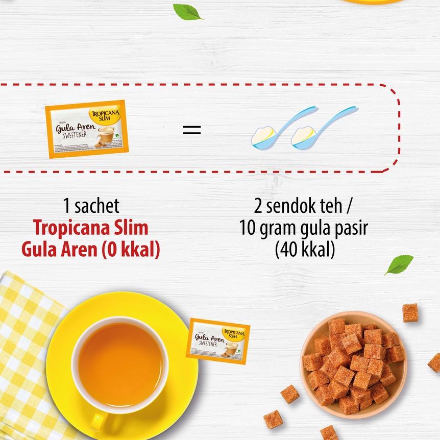

Harga Terjangkau Tropicana Slim Sweetener Gula Aren 50 sachet - Pemanis untuk Bantu Batasi Gula GGD~