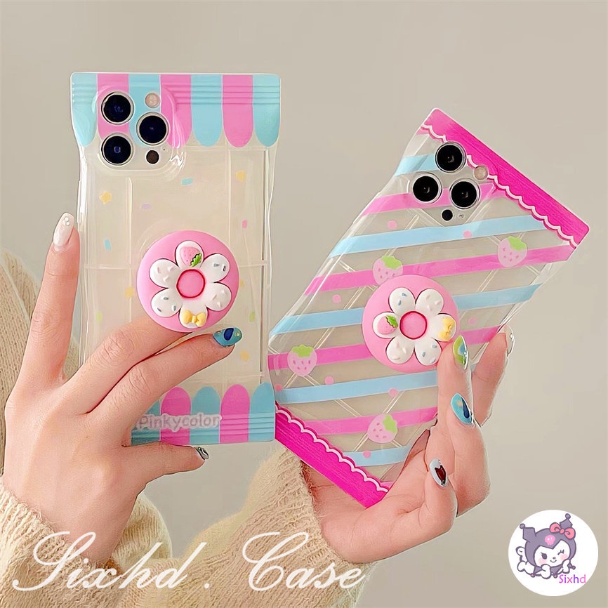 OPPO A78 A17 A57 A55 A54 A77s A16 A15 A76 A74 A17K A53 A33 A32 A31 A9 A5 A5s A3s A96 A95 A94 A93 A92 A77 A52 Reno 8T 8Z 7Z 6Z 5Z Cute Candy Doughnuts Candy Phone Case Soft Cover