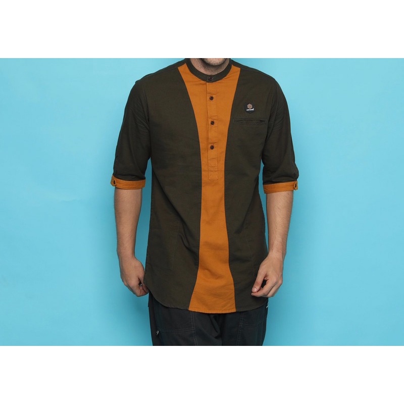 Koko / Kurta lengan 3/4  CattonDewasa ori by Assyauqie