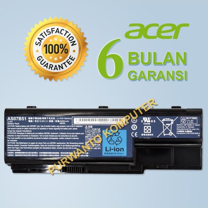 Original Baterai Batre Batrei Batrai Laptop Acer Aspire 5920 5930 5940