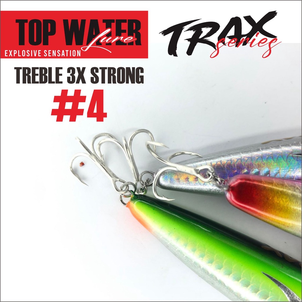 WTD Lure Umpan Top Water TRAX 10 cm 14 gram