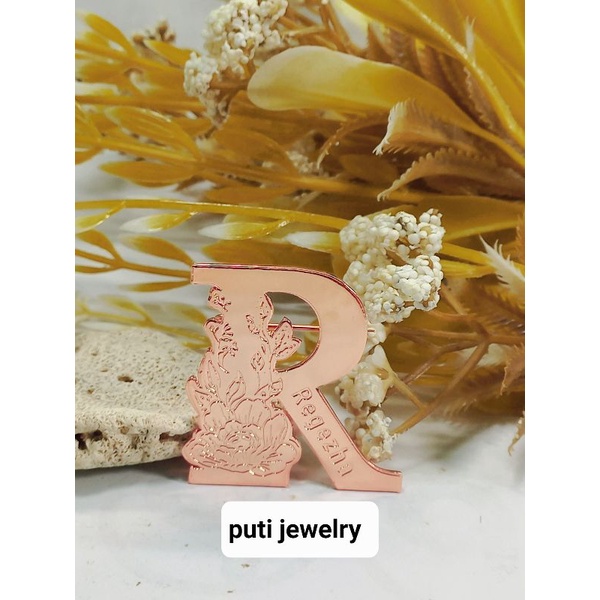 BROS HURUF INISIAL CUSTOM NAMA/BROS CUSTOM/BROS HIJAB