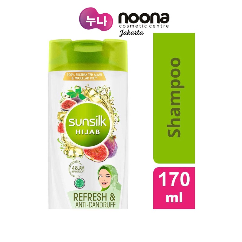 SUNSILK HIJAB SHAMPOO REFRESH &amp; ANTI-DANDRUFF 170ML -NJ