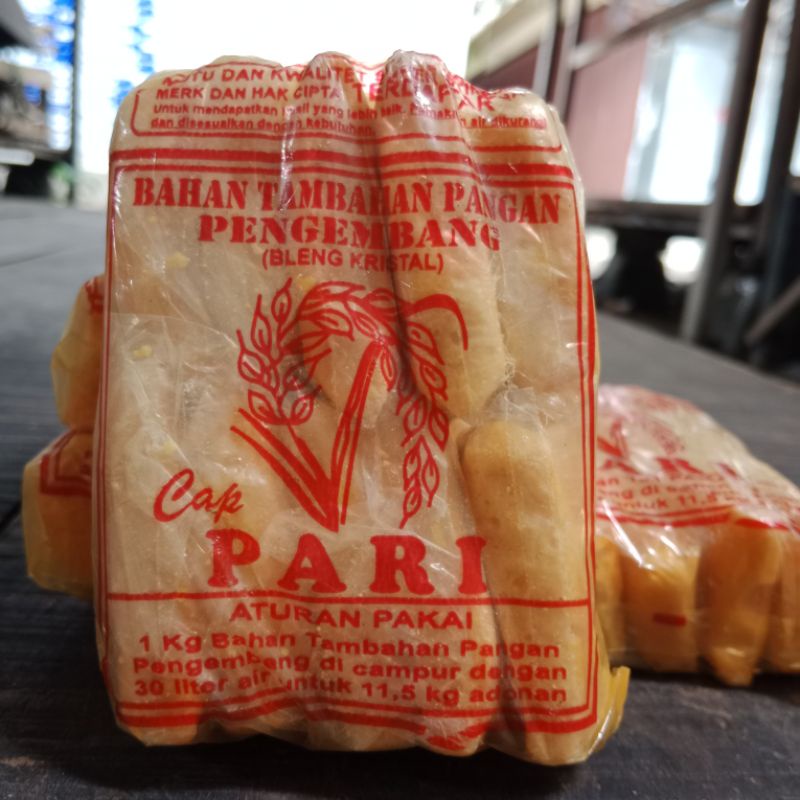

BLENG KRISTAL(10 pcs)cap PARI/BAHAN TAMBAHAN PANGAN PENGEMBANG/BLENG KUNING/GARAM BLENG