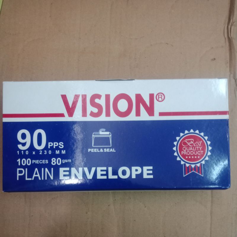 

Amplop Vision Plain 90 PPS(Kabinet)