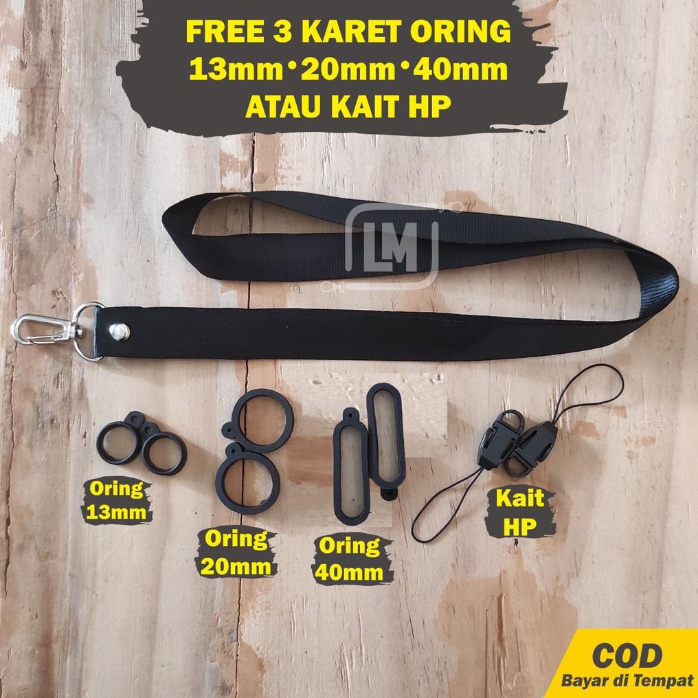 

[I(53 ✪) Lanyard Pods & HP Polos Hitam paling laris