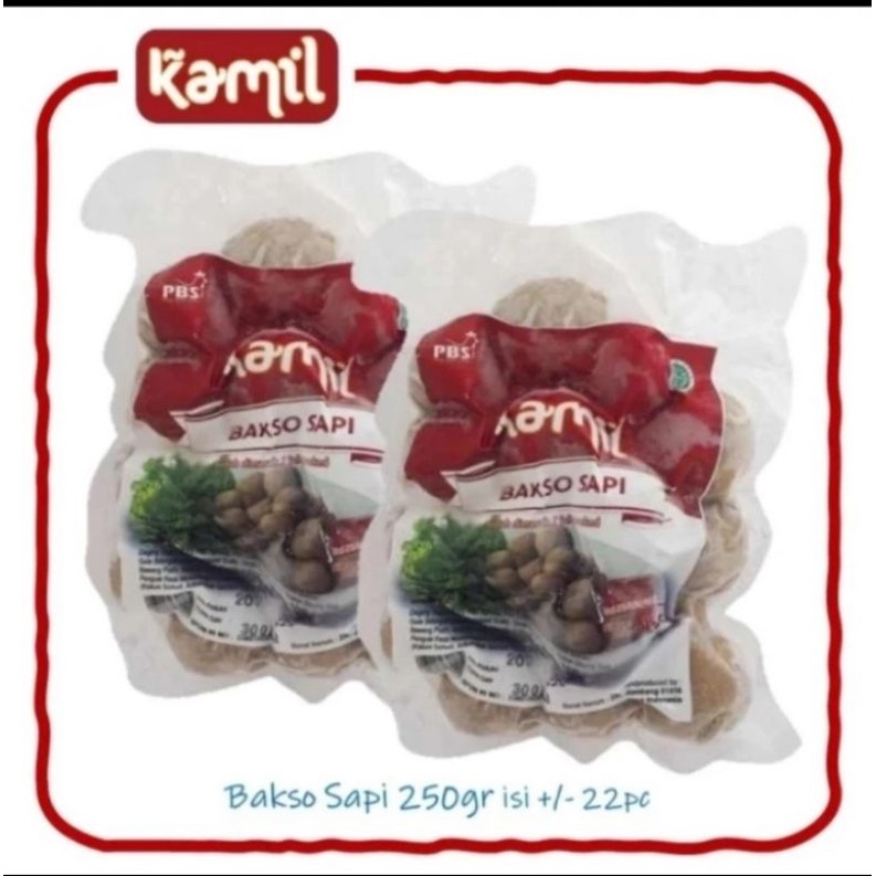 

Kamil Bakso Sapi 250 gr