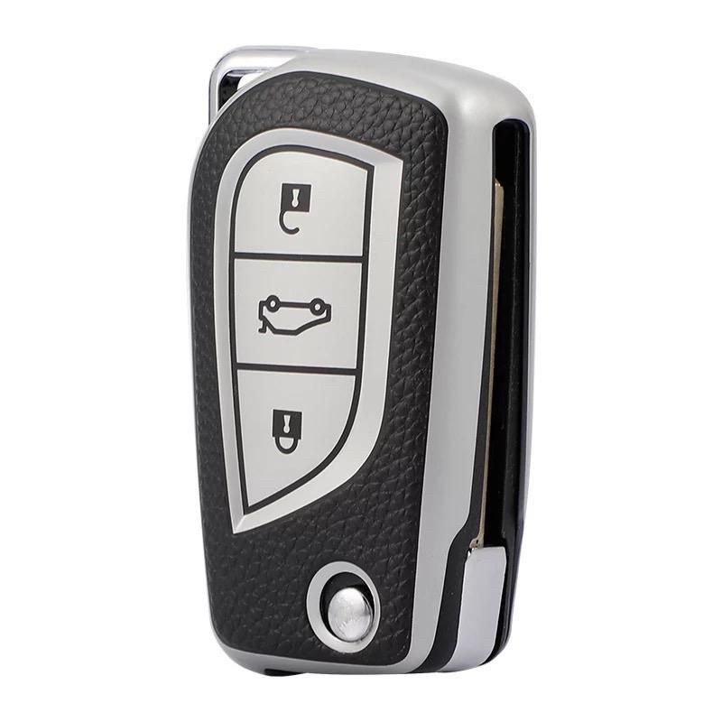 sarung kunci mobil smart key mobil toyota innova reborn type G dan V model kulit