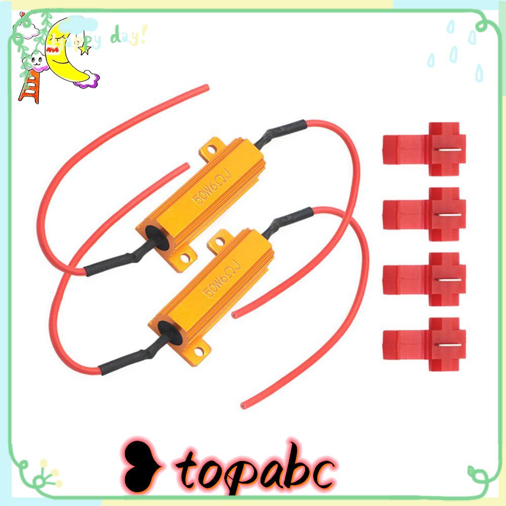 Resistor TOP Load Resistor Pengganti Kabel Metal Kabel Interior Harness Decoder LED Error Wiring Resistance Resistor Beban Lampu Depan