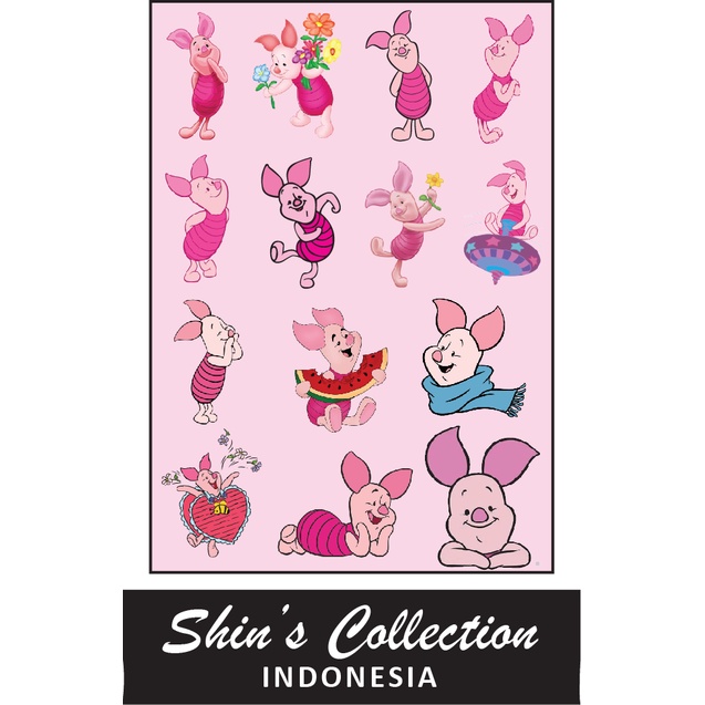 

Sticker stiker murah anti air Piglet Solo 1 pc