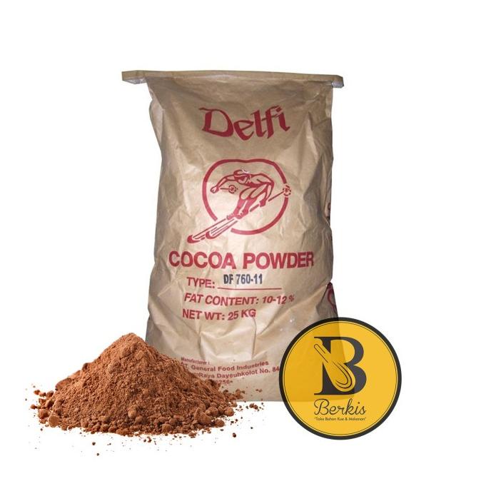 

Delfi Cocoa Powder 500 Gr [Repack] / Fat 10-12% Cokelat Bubuk Cacao