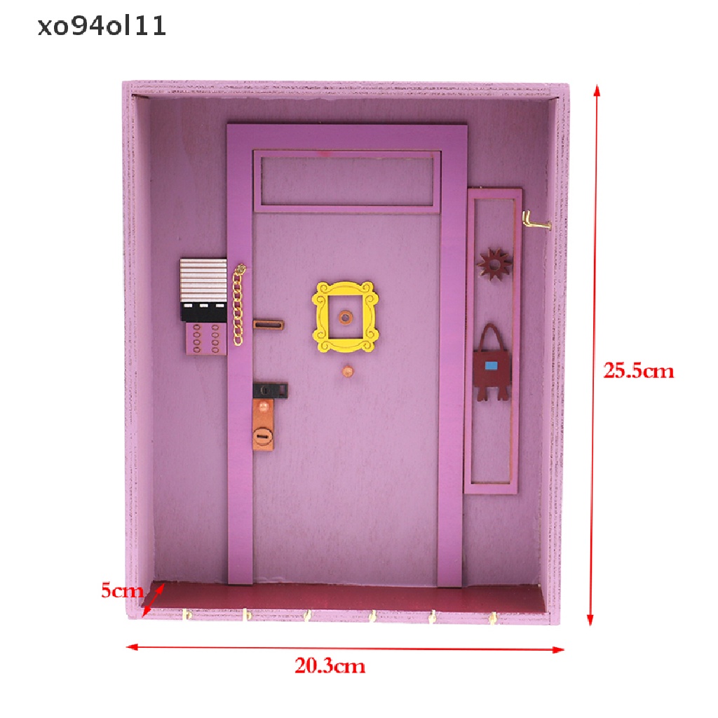 Xo Friend Keychain Door Frame Purple Gantungan Pintu Friend Dekorasi Rumah Wall Decor OL