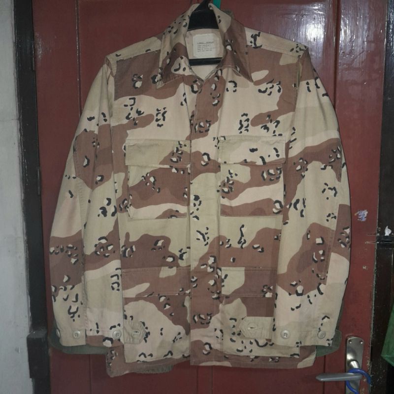 Kemeja Chocochip Us Army Second Original Like NOS