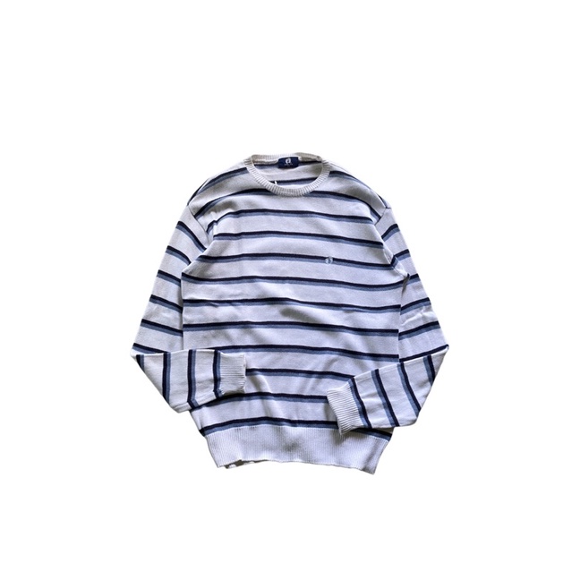 knitwear crewneck salur stripe hangten