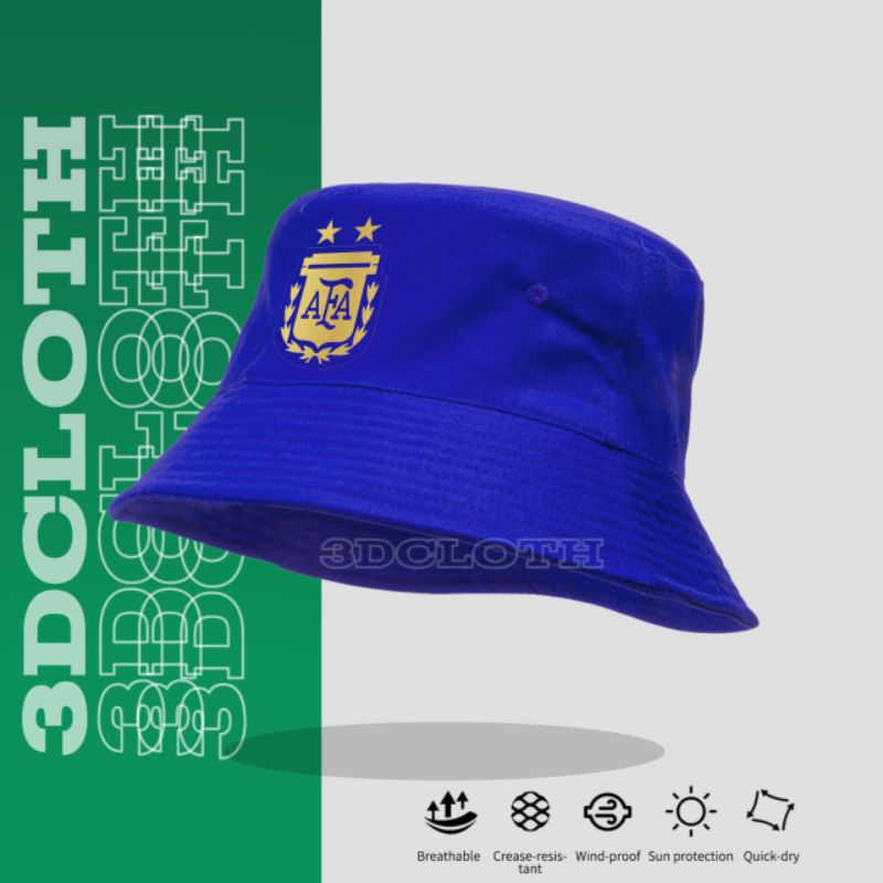 Topi Bucket AFA Argentina | Bucket Hat Timnas Argentina