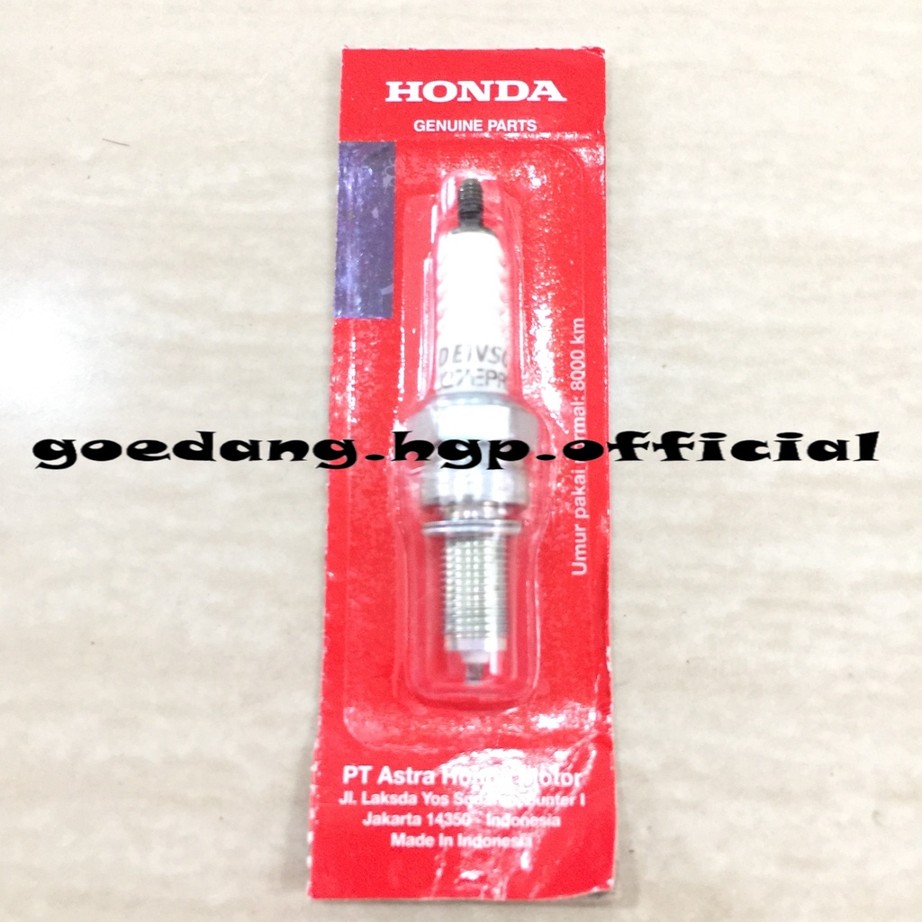 Spark Plug Busi BEAT FI VERZA  CRF150L MEGAPRO NEW SCOOPY FI VARIO 125 VARIO 150 U27EPR-9 Denso ORIG