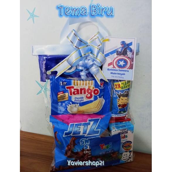 

5.5 Flash Sale PAKET SNACK ULTAH TEMA BIRU (FREE CARD)